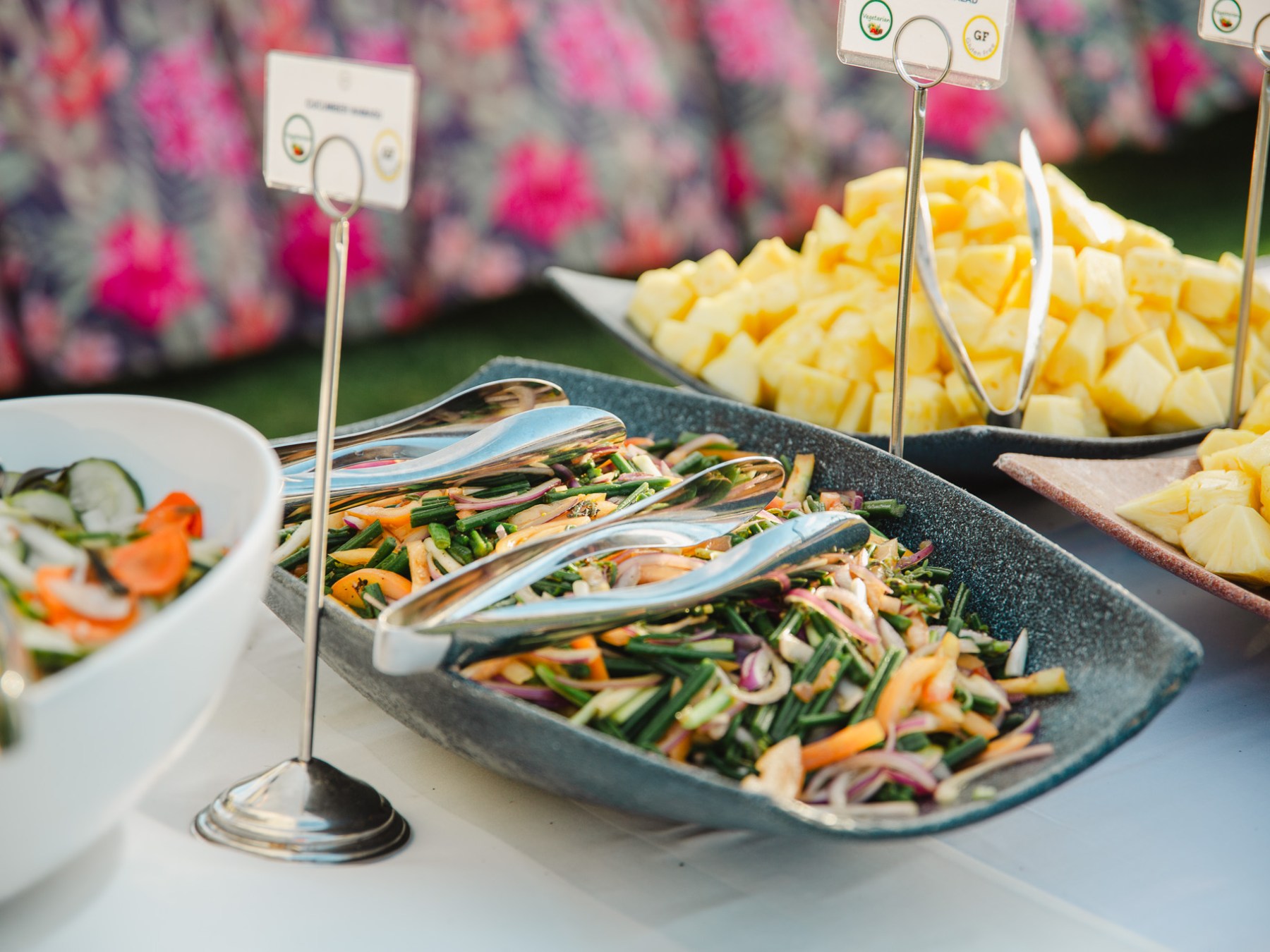 a plate of food on a table